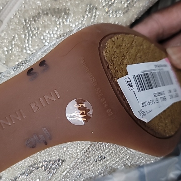 Gianni BiniAnninaTwo Leopard Print Rhinestone Embellished Stiletto Dress Booties - Picture 10 of 11